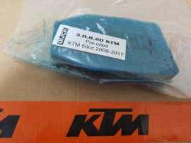 KTM SX 50 / HUSQVARNA TC 50 / GASGAS MC 50 PRE OILED LUCHTFILTER 2009 - 2023
