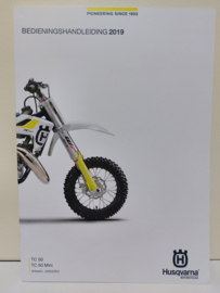 HUSQVARNA TC 50 / TC 50 MINI HANDLEIDING MODELJAAR 2019 NEDERLANDS