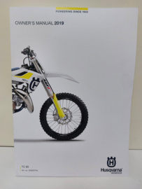 HUSQVARNA TC 85 HANDLEIDING MODELJAAR 2019 ENGELS