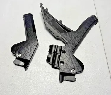 KTM SX 85 / GASGAS MC 85 ORIGINELE FRAMEBESCHERMERS ZWART 2025 NIEUW