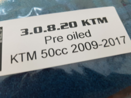KTM SX 50 / HUSQVARNA TC 50 / GASGAS MC 50 PRE OILED LUCHTFILTER 2009 - 2023
