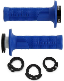 DOMINO D-LOCK ON HANDVATTEN  KTM / HUSQVARNA / GASGAS  BLAUW ALLEEN VOOR 4 TAKT