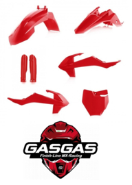 GASGAS MC 65 COMPLETE PLASTIC KIT ROOD 2021 - 2023 NIEUW