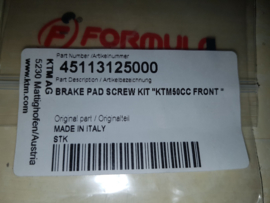 KTM SX 50 / HUSQVARNA TC 50 / GASGAS MC 50 (21-24) REMBLOKBOUT VOORREM ALLE BOUWJAREN T/M 2023