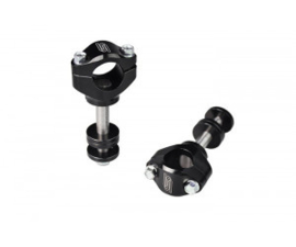 SCAR P66 ZWARTE STUURKLEMMEN 28MM  KTM / HUSQVARNA / GASGAS