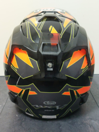 ARAI VX PRO 4 DAZZLE HELM S 56 CM ZWART / ORANJE GEBRUIKT