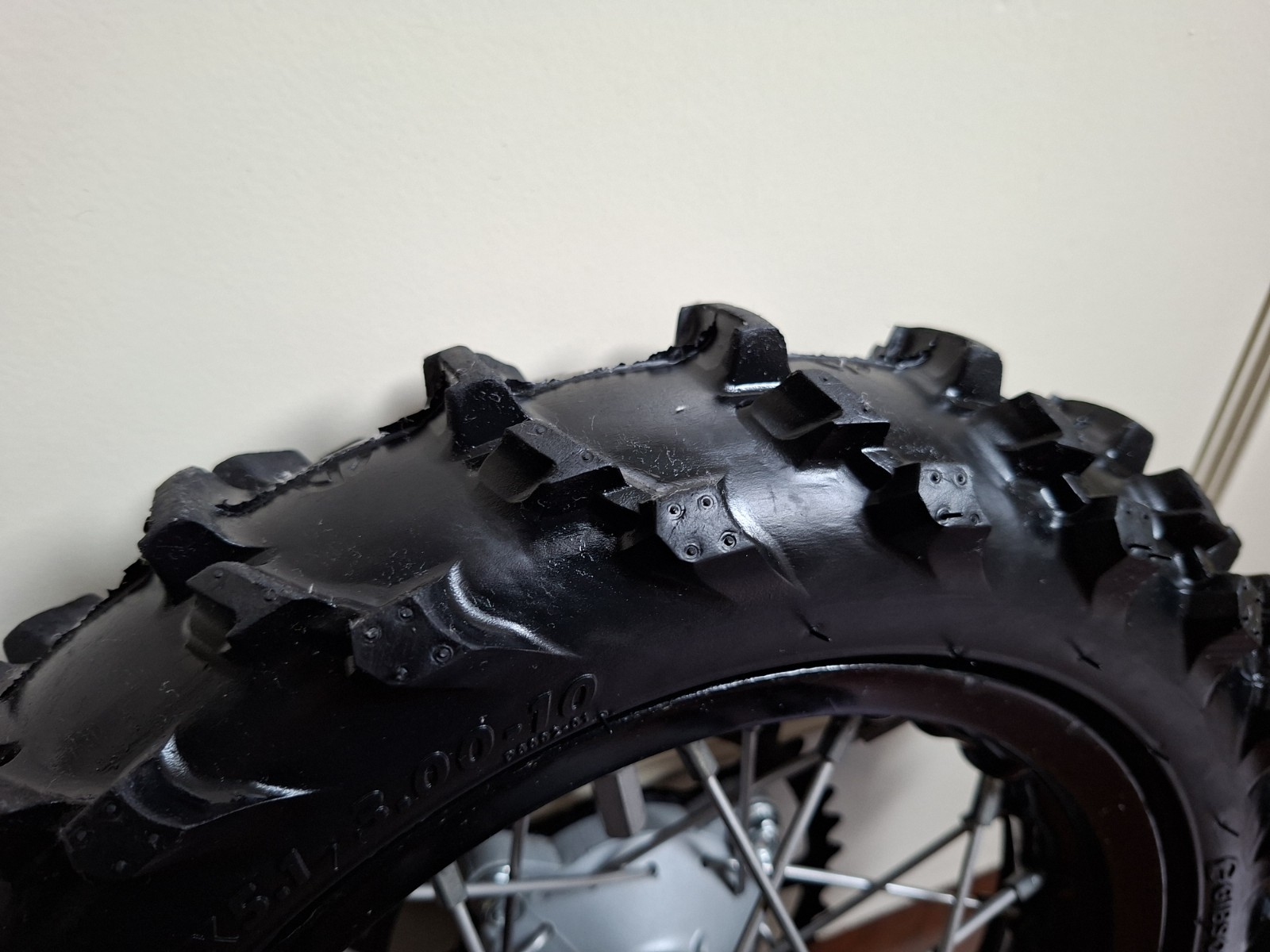KTM SX 50 / HUSQVARNA TC 50 / GASGAS MC 50 COMPLEET ACHTERWIEL GEBRUIKT