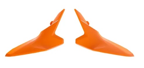 KTM SX 65 SET ZIJPANELEN / NUMMERBORDEN LINKS + RECHTS ORANJE 2024 - 2025 NIEUW