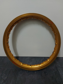 KTM SX 65 / HUSQVARNA TC 65 / GASGAS MC 65 EXCEL VELG ACHTERWIEL 14" X 1.60 GOUD GEBRUIKT NIEUWSTAAT