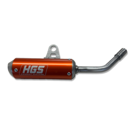 KTM SX 50 / HUSQVARNA TC 50 / GASGAS MC 50 HGS UITLAATDEMPER ORANJE 2024 - 2025 NIEUW