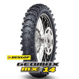 KTM SX 50 / HUSQVARNA TC 50 / GASGAS MC 50 DUNLOP GEOMAX MX14 SCHOEPENBAND 70/100/10 NIEUW