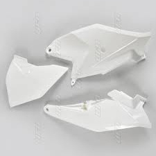 KTM SX  85 / GASGAS MC 85 SET ZIJPANELEN/NUMMERBORDEN + FILTERDEKSEL WIT 2018-2024 NIEUW
