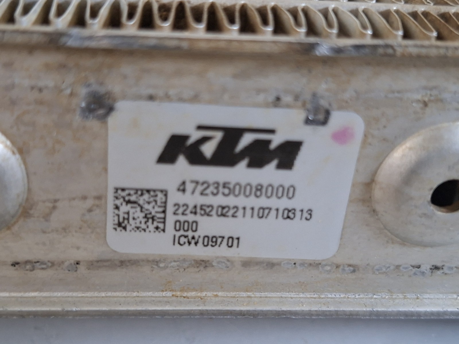 KTM SX 85 / HUSQVARNA TC 85 / GASGAS MC 85 RADIATEUR RECHTS 2018-2024 GEBRUIKT