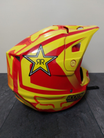 FOX V2 IMPERIAL ADULT HELMET MET MIPS BRAIN PROTECTED SYSTEM MAAT XS 52-54 CM ROOD / GEEL NIEUW