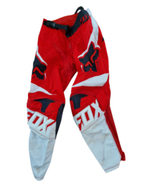 FOX 180 KIDS CROSSBROEK ROOD / WIT MAAT 24 GEBRUIKT