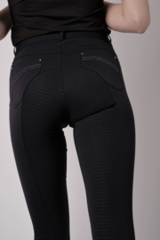 Montar Lina normalwaist crystal pockets - Black, Fullgrip