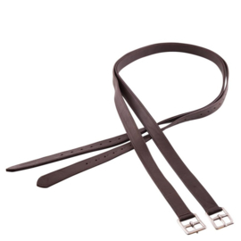 BR beugelriemen bruin/zilver