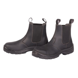 Harry horse Jodhpur Leder Safety Steel Toe zwart