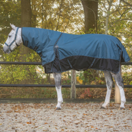 Qhp regendeken 1200D turnout collection 150gr afneembare hals