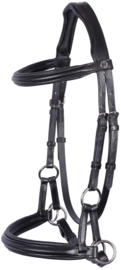 Hoofdstel bitloos Sidepull zwart Harry horse Full