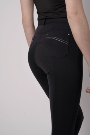 Montar Lina normalwaist crystal pockets - Black, Fullgrip