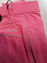 Montar rijbroek Aria stones shiny pipe full grip