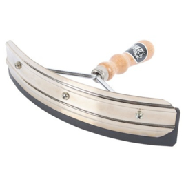 Zweetmes boog houten handvat/RVS blad