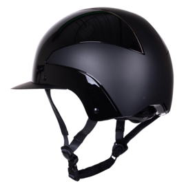 Qhp Veiligheidscap Miami polo visor zwart