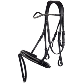 Imperial Riding Snaffle bridle Allure with stones Black