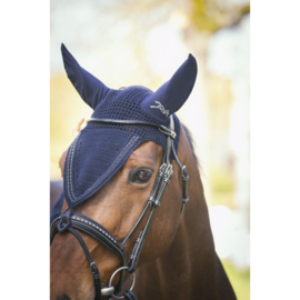Penelope oornetje strass lang navy Full