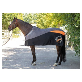 Fleecedeken Equestrian Society Orange maat 205