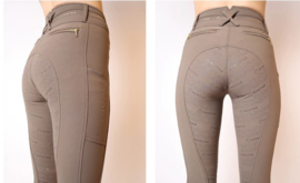 Montar Luna Yati Breeches - Fullgrip, Mud maat 42