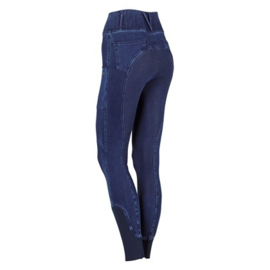 Harry horse Rijbroek Equitights Denim Casablanca Full Grip maat 44