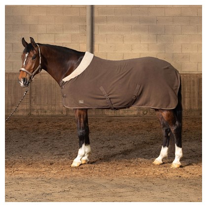 Harry horse Fleecedeken Soft Bowie chocolate chip