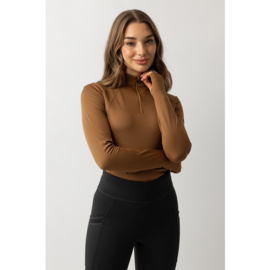 BR half zip-up pullover Lieke dames