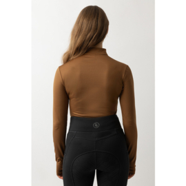 BR half zip-up pullover Lieke dames