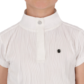 Qhp Wedstrijdshirt Kynlee Junior wit