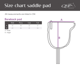 Qhp Bareback pad super soft