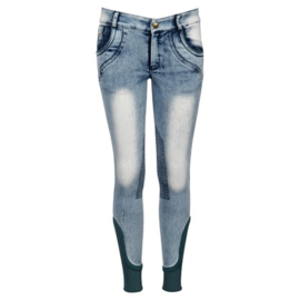 Harry horse rijbroek Denim Diva Sea Breeze Grip maat 152