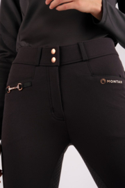 Montar Molly Yati Highwaist NIEUWE Rosegold Edition -zwart, Fullgrip maat 42