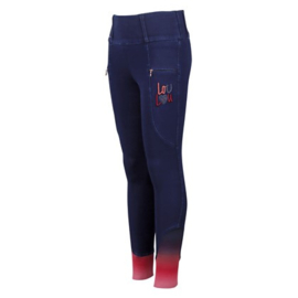 Harry horse rijbroek Equitights LouLou Denim Full Grip