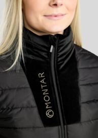 Montar MoValerie Hybrid Jacket w. Velvet and Golden Quartz Crystals - Black
