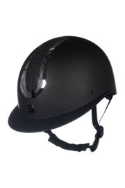 Hkm rijhelm rijhelm Illusion zwart/shiny zilver