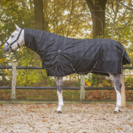 Qhp regendeken 1200D turnout collection 150gr afneembare hals