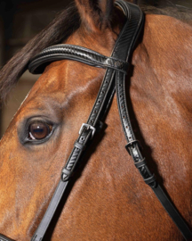 Harry horse hoofdstel Soft Carbon Black Edition zwart
