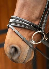 Hoofdstel Rosegold Lacque II zwart Harry horse