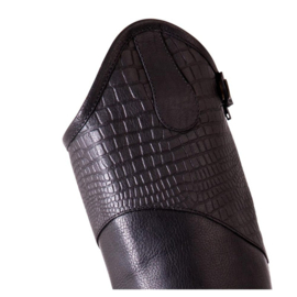 BR half chaps Gilenzo zwart regular large