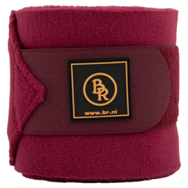 BR fleece bandages Event red plum