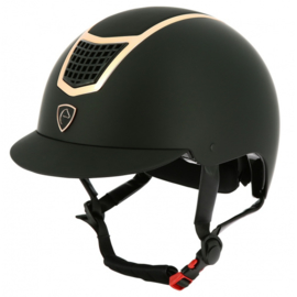 EQUITHÈME  Airy Helmet zwart /Rose goud
