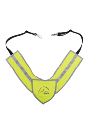Hkm Borsttuig -Reflective- neon geel